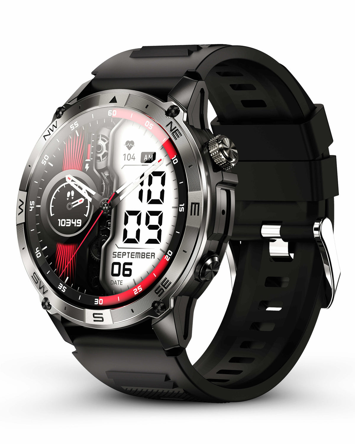 ZE™ Force Smartwatch || AMOLED Always On Display, Satellite GPS, Monitor Stress