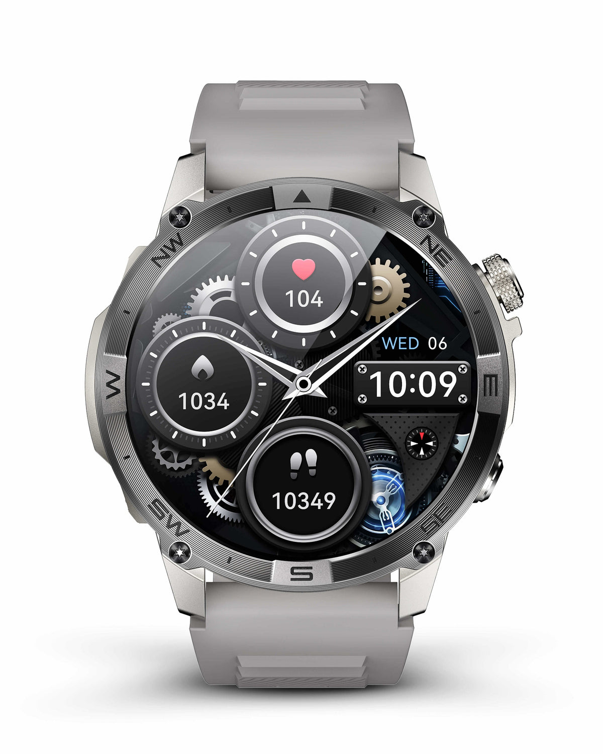 ZE™ Force Smartwatch || AMOLED Always On Display, Satellite GPS, Monitor Stress