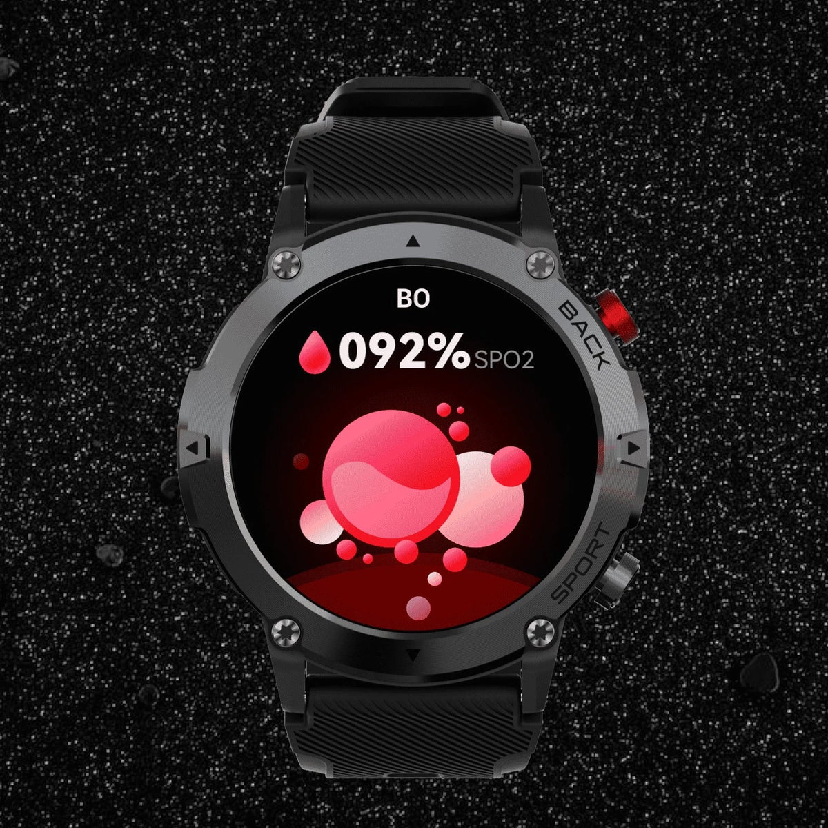 ZE Active Smartwatch SPO2 Monitoring