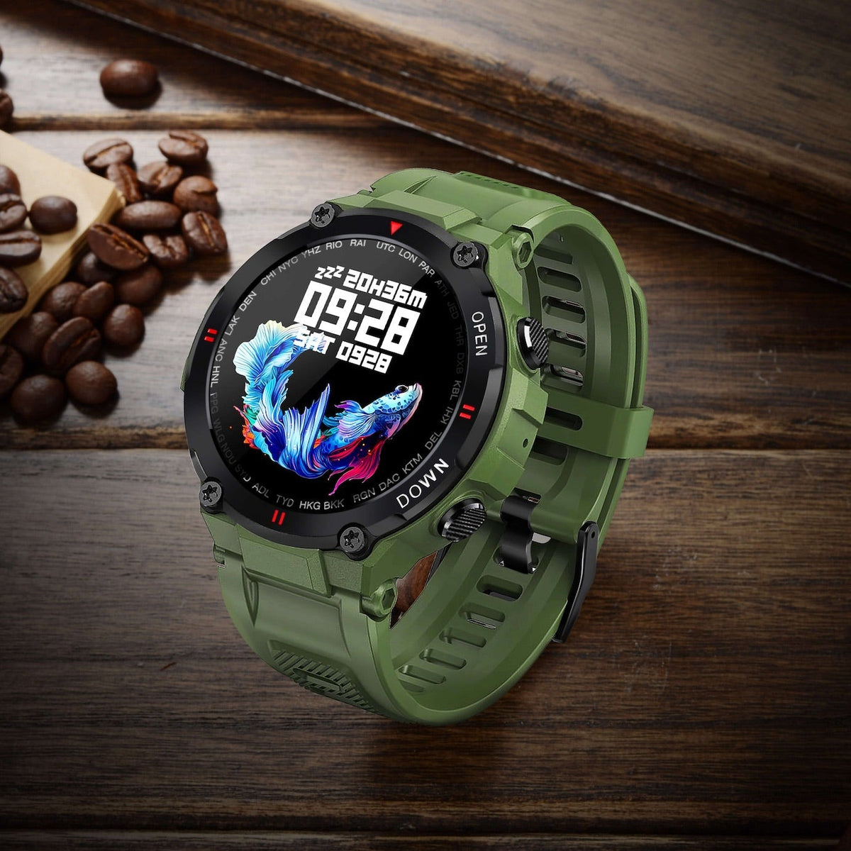 ZE Max Smartwatch Green